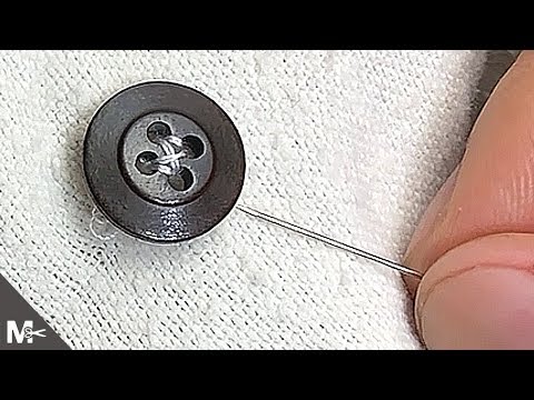 Video: Cómo Coser Un Botón: Una Solución Rápida De Bricolaje En Seis Pasos