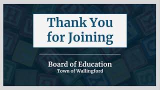 Special Board of Education Meeting - December 16, 2020
