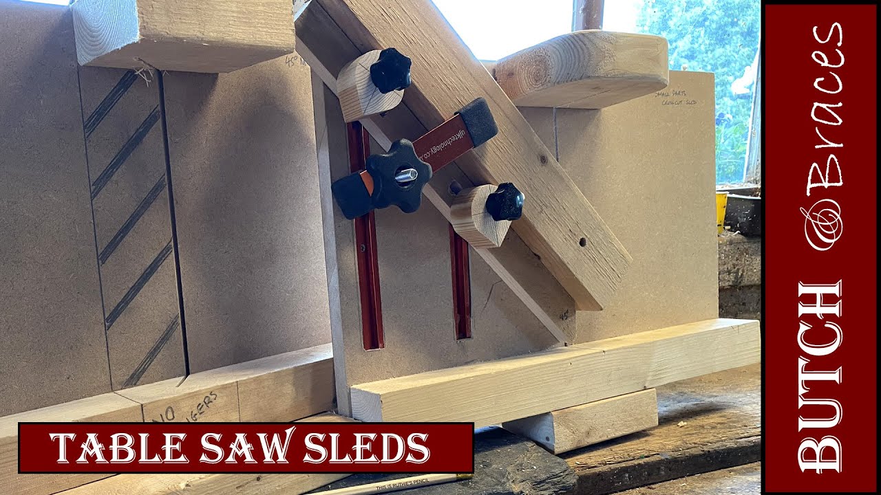 Table Saw Sleds Mini versions for small parts YouTube