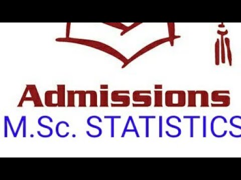 Admission In M.Sc. Statistics
