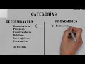 Determinantes vs pronombres 1º PARTE