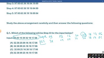 Sequential output tracing || Important for JKP constable SSC CGL, banking & other competitive exams