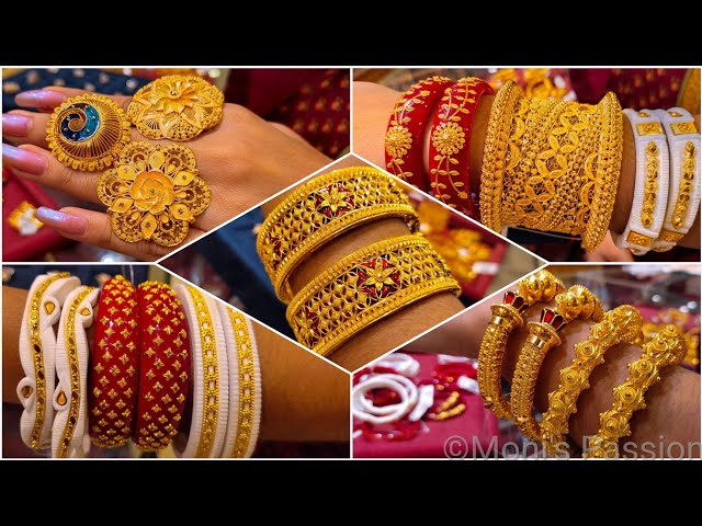 Light Weight Latest Gold Bracelet Pola Design With Weight And Price -  YouTube
