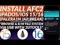 How to install AFC2 on Palera1n Jailbreak iOS 15/iOS 16 | iPhone/iPad | Palera1n Rootful Jailbreak