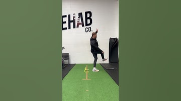 180 hurdle hop (lateral + medial) #acl #aclrehab #kneerehab