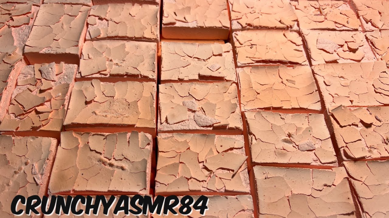 100+ Crusty Peach Gym Chalk Bars | Oddly Satisfying | ASMR | Sleep Aid