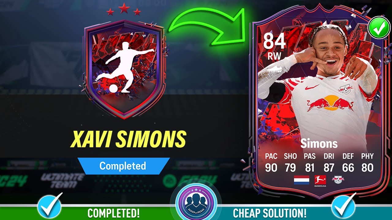 84 Trailblazers Xavi Simons  SBC Completed - Cheap Solution & Tips - FC 24