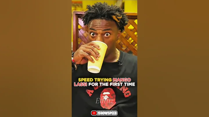 Speed Trying Mango Lassi For The First Time #ishowspeed