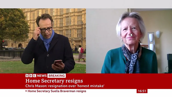 Jill Rutter on BBC News: Suella Braverman departs ...