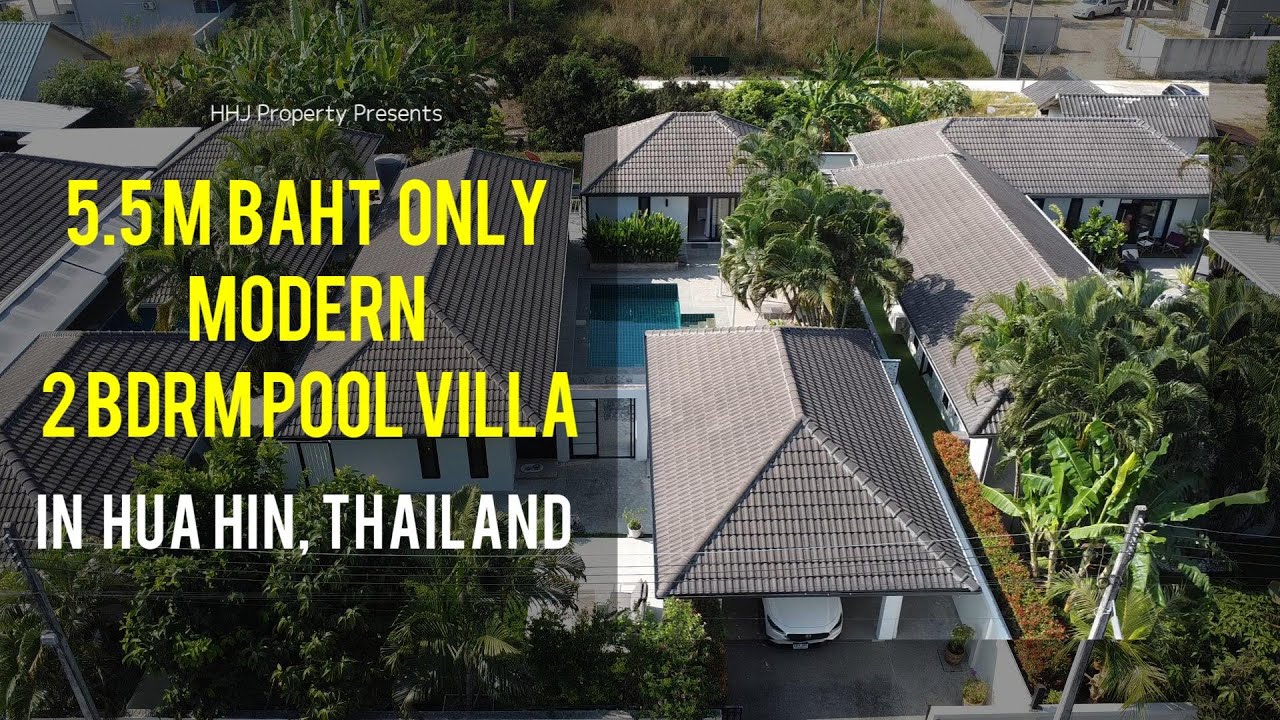 🏡Charming 2-Bedroom Pool Villa for Sale in Hua Hin | Bamboo Gardens (5.5M THB)