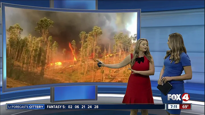 Firenado in Australia caught on camera