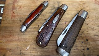 eBay unboxing vintage 40-64 Case split back Whittler Case loom fixer and Case whaler