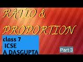 Ratio &amp; proportion class 7 icse solution @target @EduHubMath