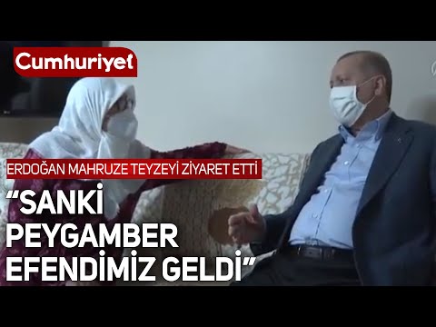 İmamoğlu'nun ziyaret ettiği Mahruze teyzeye Erdoğan'dan ziyaret: \