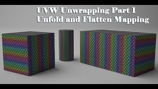 UVW Unwrapping in 3ds Max Part 1