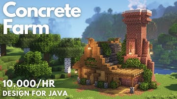 CONCRETE FARM | Minecraft Tutorial | Java [1.21+]