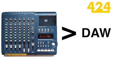 TASCAM 424: 4-TRACK AUDIO TRANSFER to Logic Pro X | 424recording.com