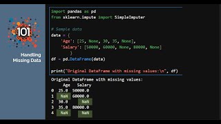 🔄 Day 12 of 101 Days of Data Science: Handling Missing Data