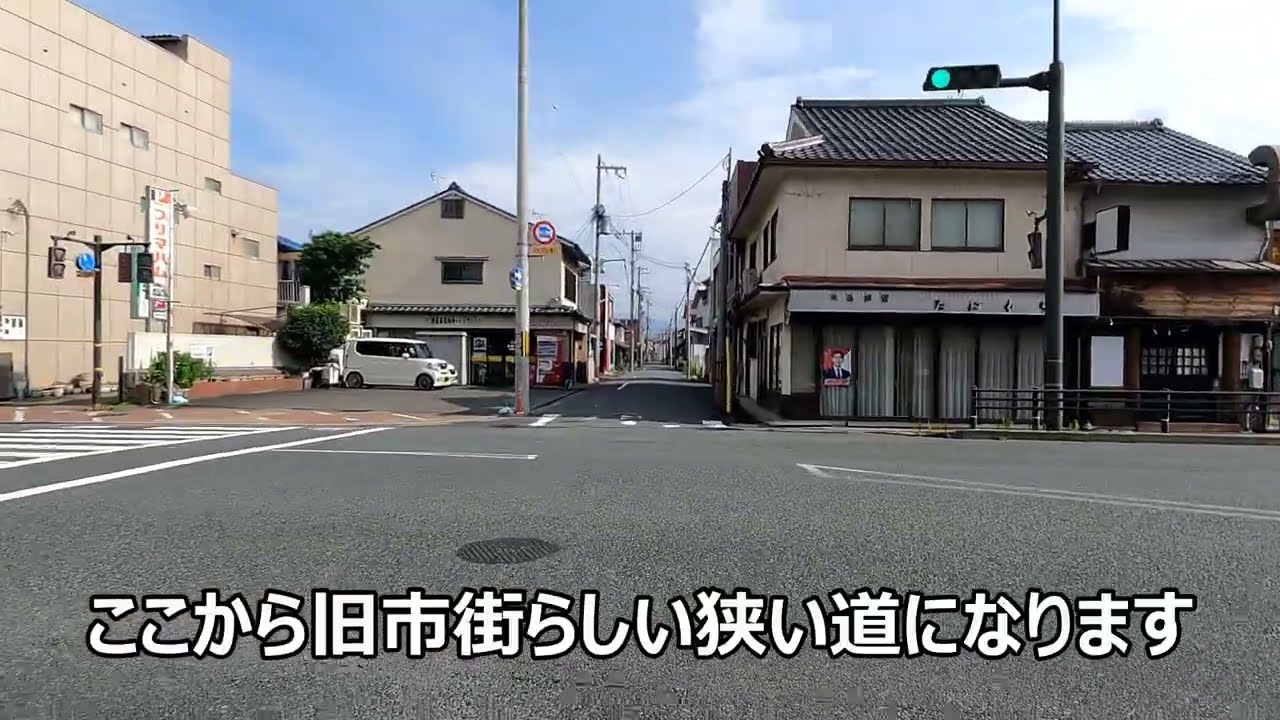 福知山車載動画　旧市街地行ったり来たり