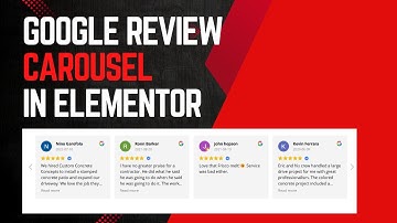 How to add Google Business Reviews carousel or slider in Elementor WordPress