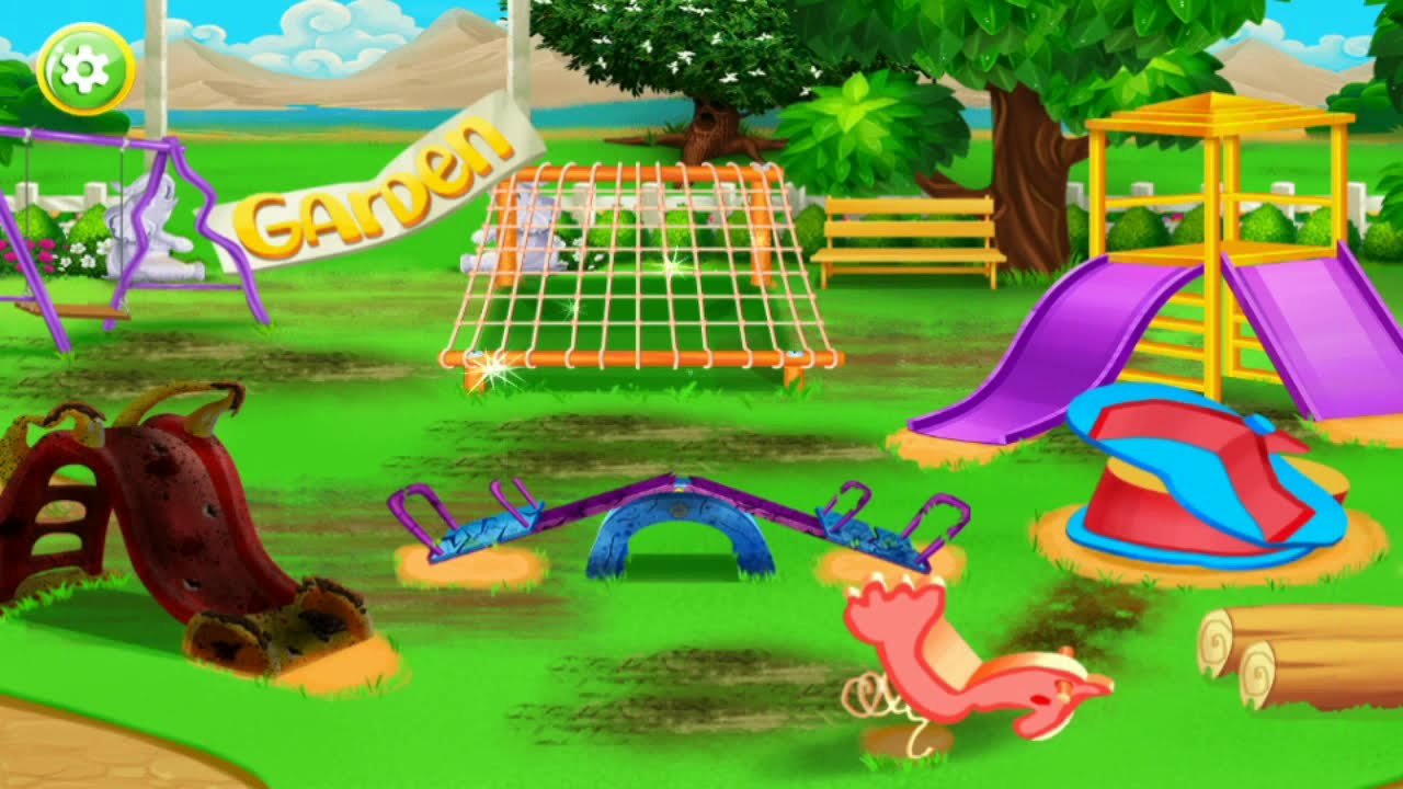 Cleaning the garden House Cleaning Games Home Cleanup Girls Game