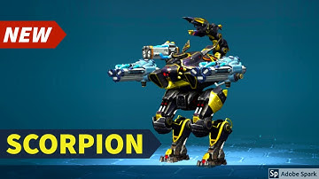 NEW Robot SCORPION -  War Robots Test Server - WR Gameplay
