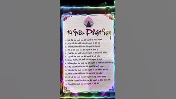 14 điều phật dạy