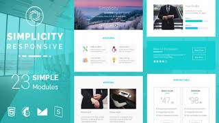 Simplicity Responsive Email Templates | Themeforest Website Templates and Themes