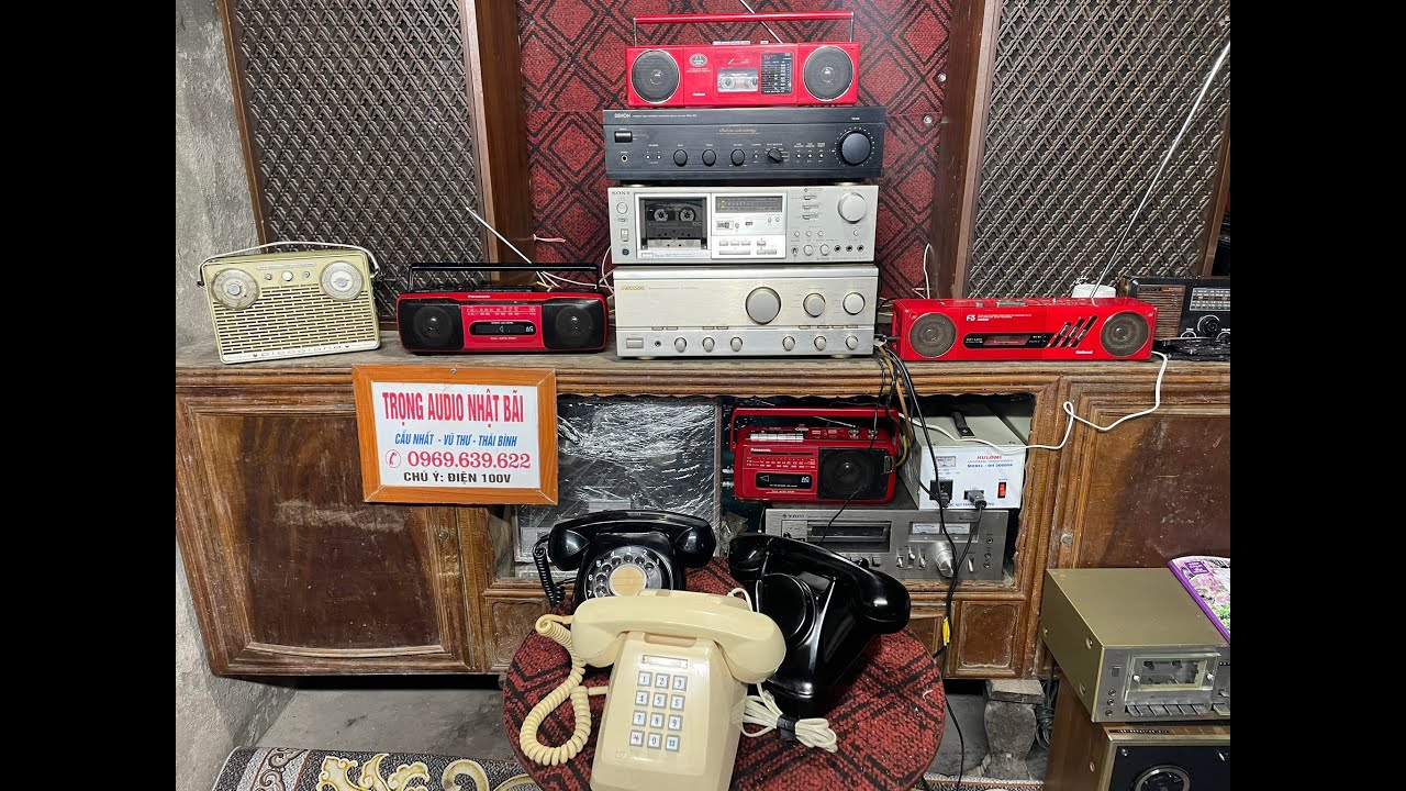 ĐÀI CASSETTE NHẬT MỚI VỀ  .LH 0969639622