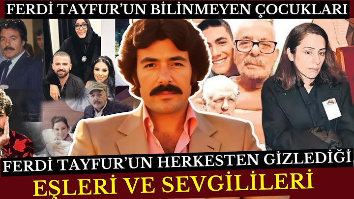 Ferdi Tayfur’un En Büyük Sırrı : Eşleri ve Sevgilileri Bilinmeyen Çocukları