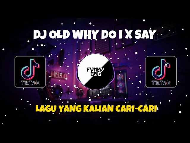 DJ OLD WHY DO I X SAY GOODBYE SLOW REMIX VIRAL TIK-TOK🎶 class=