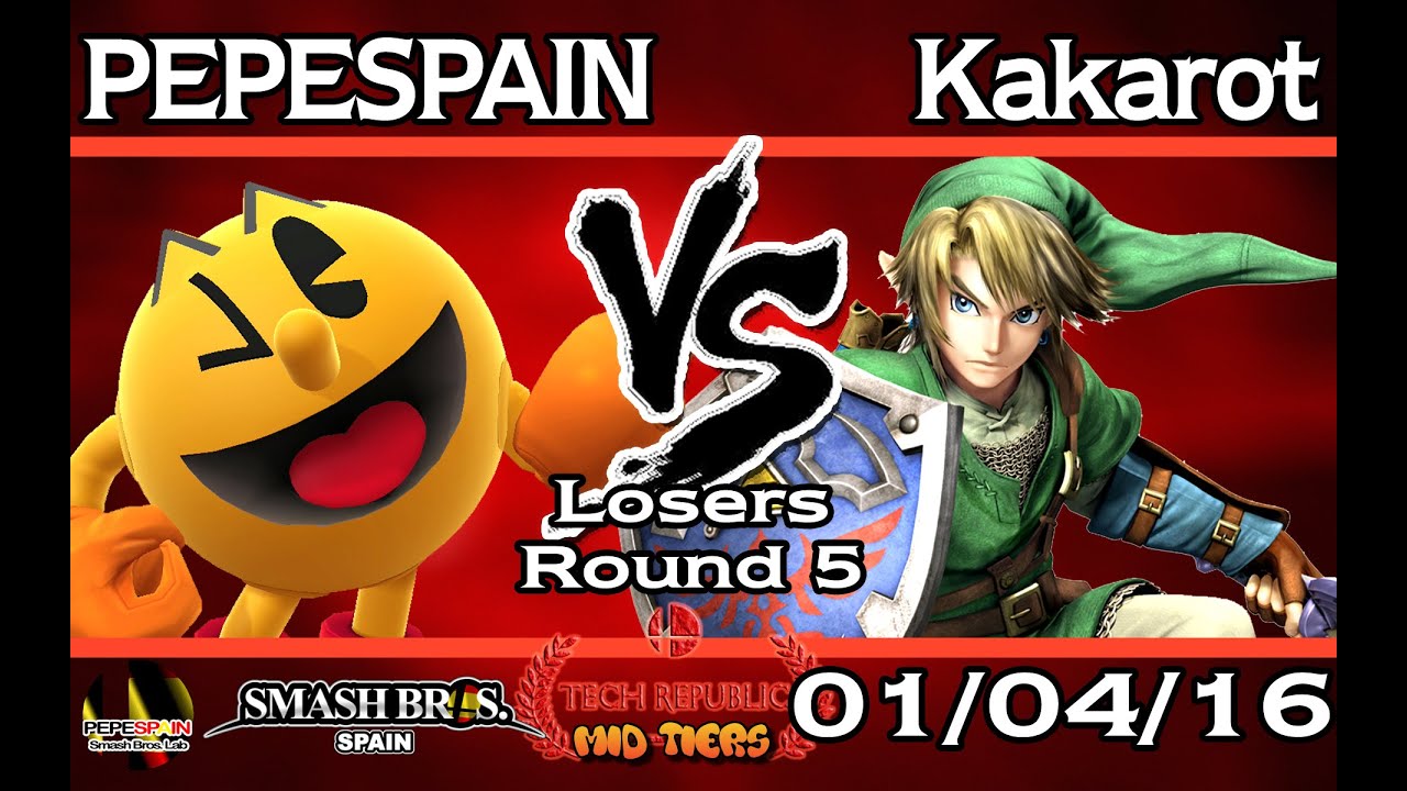 Tech Republic (Mid Tiers) - PEPESPAIN (PAC-MAN) vs Kakarot (Link) - Losers Round 5