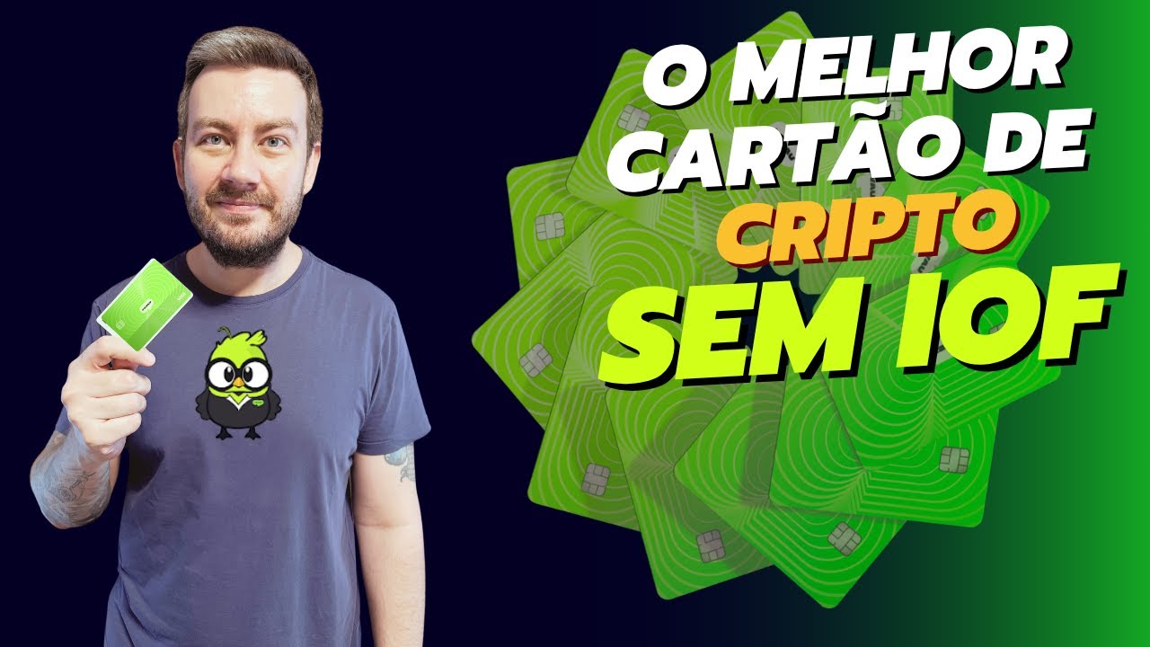 O melhor cartão cripto SEM IOF! Tevau!