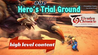 EIYUDEN HUNDRED HEROES : Unlock Hero's Trial Ground - End game content