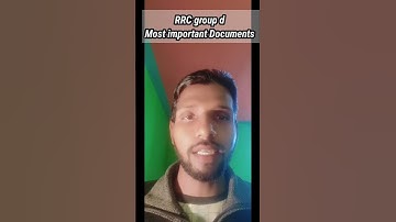 Most Important Documents for RRC Group D Document verification #rrcgroupd #rrcgroupdexpectedcutoff