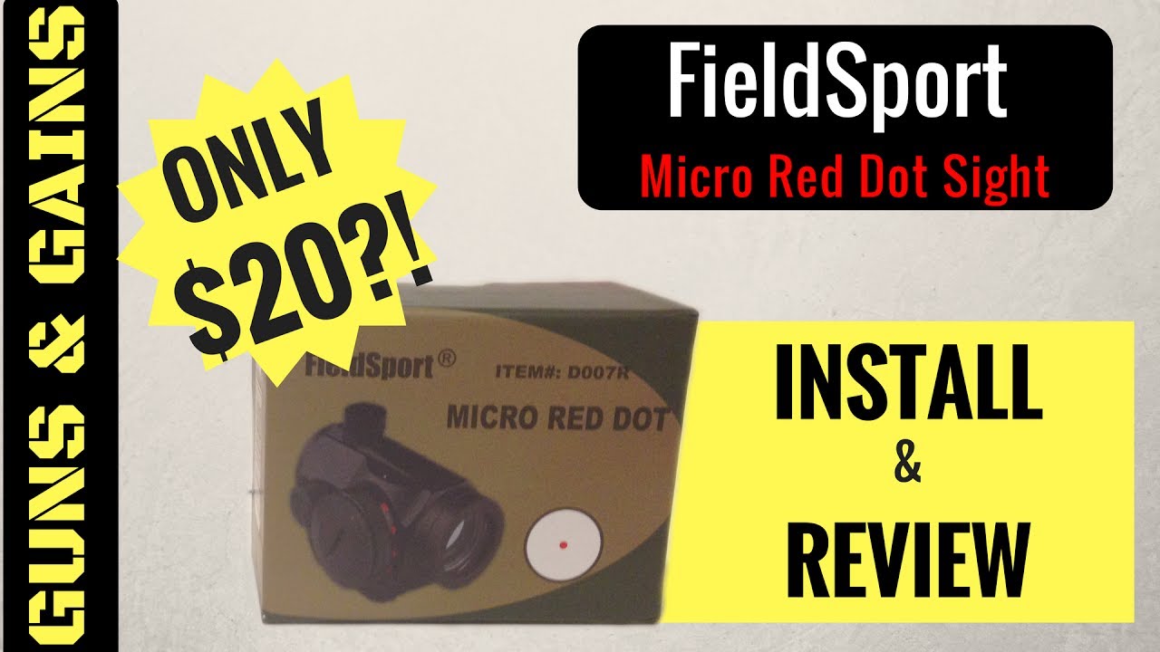 Micro Red Dot Sight | and First Shots Review | Guns & Gains - YouTube