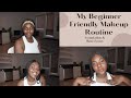 Black Girl Beginner Friendly Make Up Routine w/ Mented Cosmetics