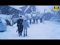 Escape to a Snowy Village ❄️ 8 Hours in Shirakawa-go Japan | Calm Winter Walk