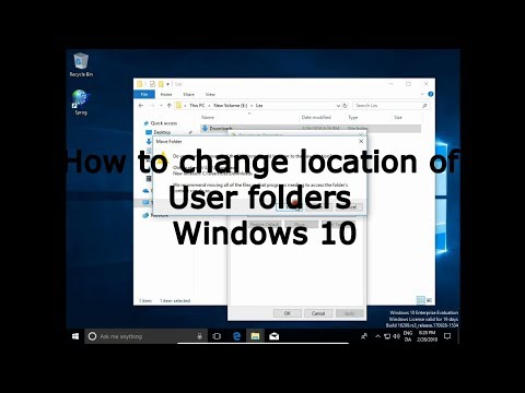 Video: Hvordan endrer jeg mappeegenskaper i Windows 10?