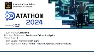 CITILENS - Predictive Crime Analytics | KSP Datathon - 2024