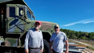 Will It Start? DAD and HANK are Back at it Trying this HUGE 35 Yr OLD MILITARY TRUCK 