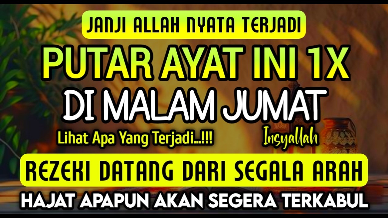 Bacaan Dahsyat! Satu Kali Putar Bisa Datangkan Kekayaan