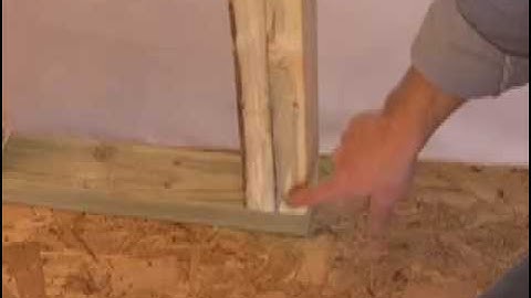 ACCURATE DOOR FRAMING FOR PREHUNG INTERIOR DOOR  (CC)