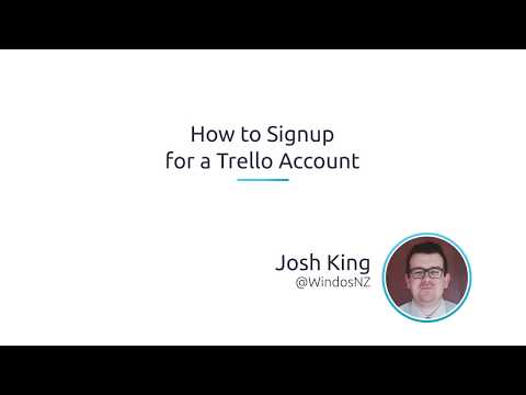 How To Signup For A Trello Account