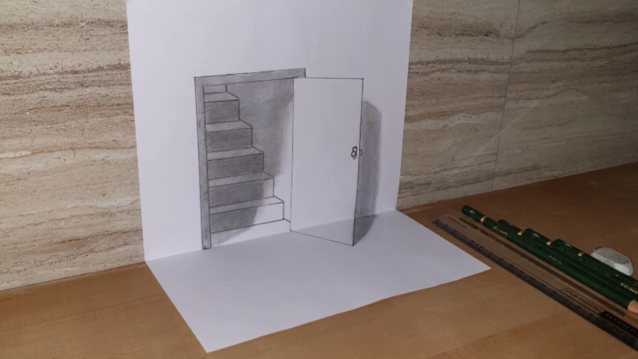 3D Art Door Illusion YouTube