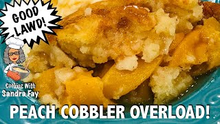 How To Make Peach Cobbler Overload This Is Not Yo Mommas Peach Cobbler Recipe Dessert