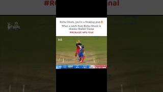 What a catch from Richa Ghosh to dismiss Shafali Varma 🔥 |#shorts #wpl2026 #rcbvsdc #richaghosh #ipl
