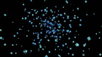 Cubes Animated Blue Motion Background-Free Download