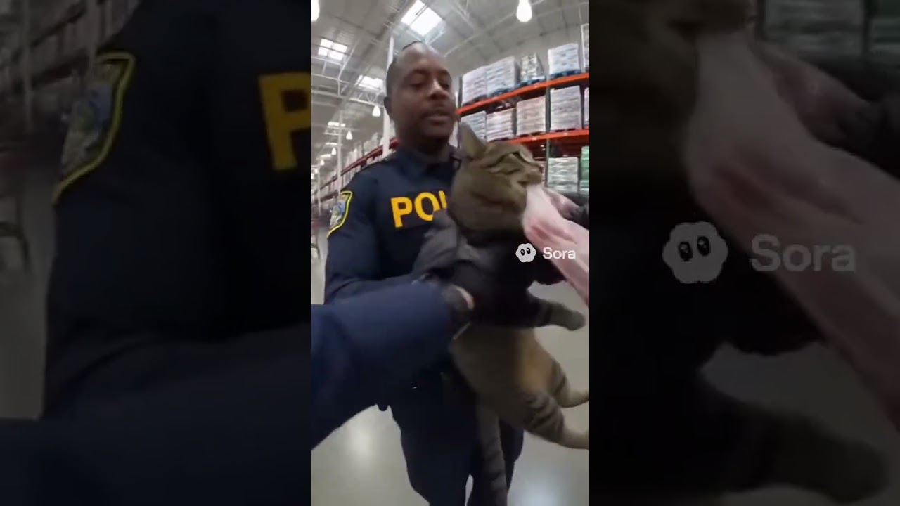 Cat Arrested for Stealing Meat 🐱🥩 | Real Body Cam Footage 