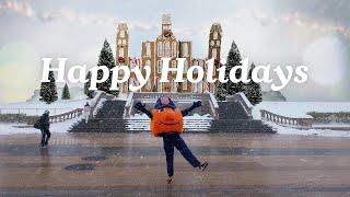 Happy Holidays from Otto the Orange and Syracuse University